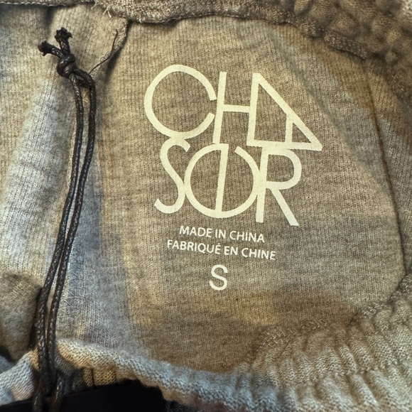 Chaser lounge knit shorts size small. NWT- gray with rainbow stripes on sides - Picture 3 of 6